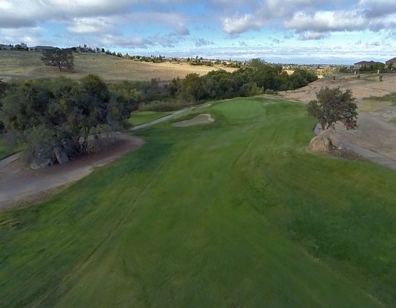 Arial view of hole 14