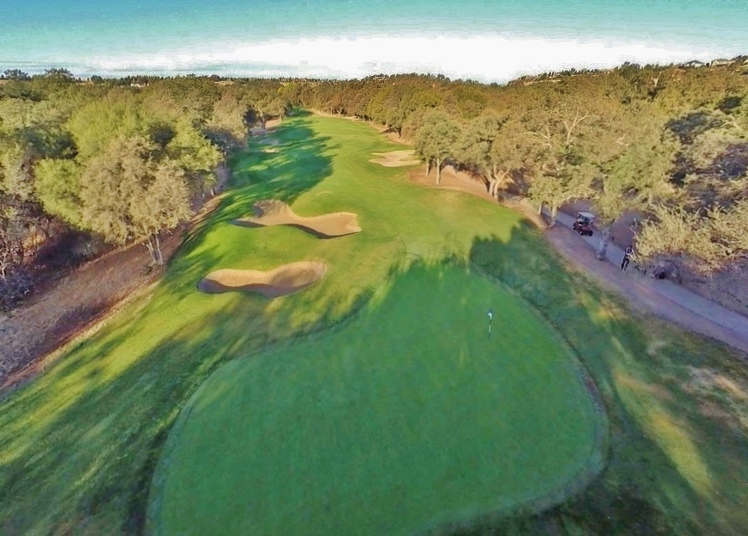Arial view of Hole 7