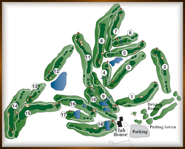 Course map of all holes 